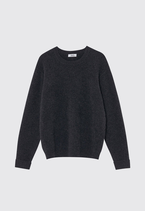 Jac+Jack Roy Cashmere Sweater - Char Marle Grey